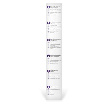The Rabbit Company Beaded Purple - Sex Toys - Save 30% - Vibrator