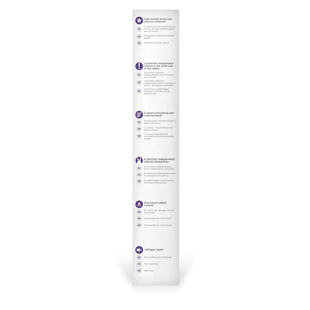 The Rabbit Company Beaded Purple - Sex Toys - Save 30% - the - Fast Shipping - Vibrator United Kingdom Stoke-on-trent