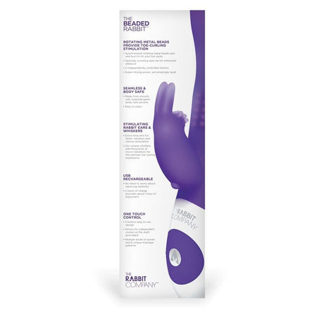 The Rabbit Company Beaded Purple - Sex Toys - Save 30% - Vibrator