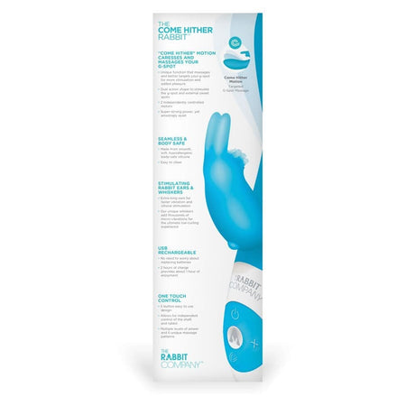 The Rabbit Company Come Hither Blue - Sex Toys - Save 30% - Vibrator