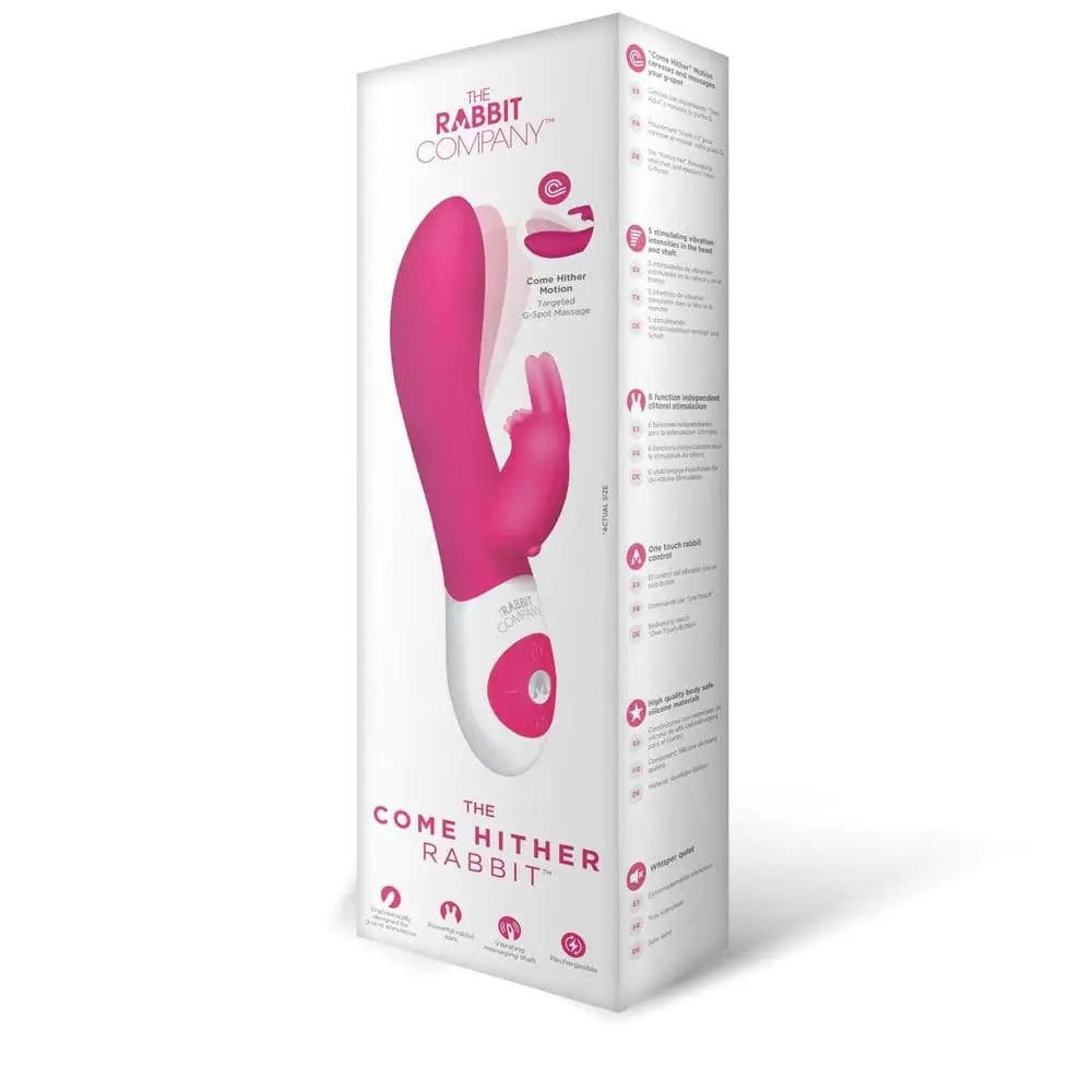The Rabbit Company Come Hither Hot Pink - Sex Toys - Save 30% - the - Fast Shipping - Vibrator United Kingdom Stoke-on-trent