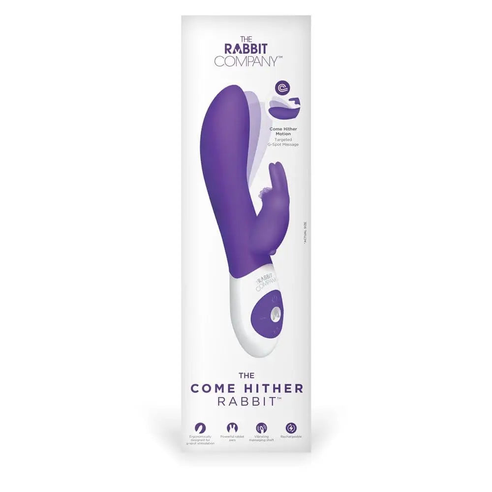 The Rabbit Company Come Hither Purple - Sex Toys - Save 30% - the - Fast Shipping - Vibrator United Kingdom Stoke-on-trent