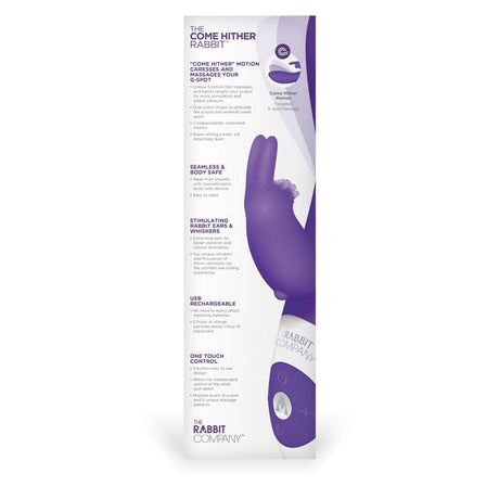 The Rabbit Company Come Hither Purple - Sex Toys - Save 30% - Vibrator