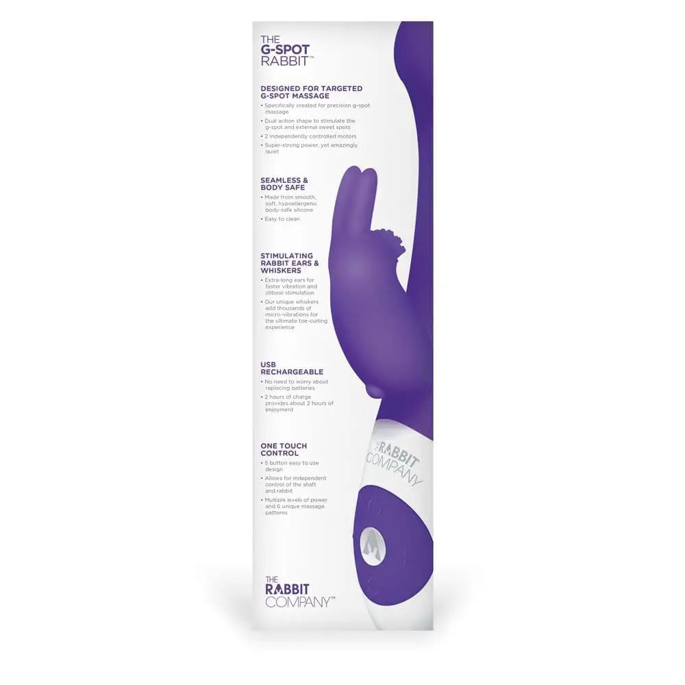 The Rabbit Company G-spot Purple - Sex Toys - Save 25% - the G-spot - Fast Shipping - Vibrator United Kingdom Stoke-on-trent