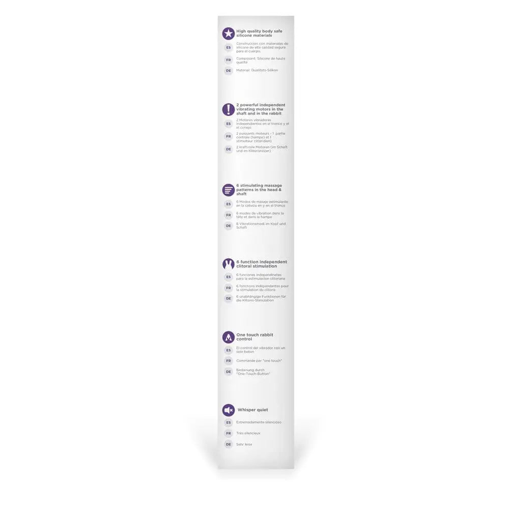 The Rabbit Company G-spot Purple - Sex Toys - Save 25% - the G-spot - Fast Shipping - Vibrator United Kingdom Stoke-on-trent