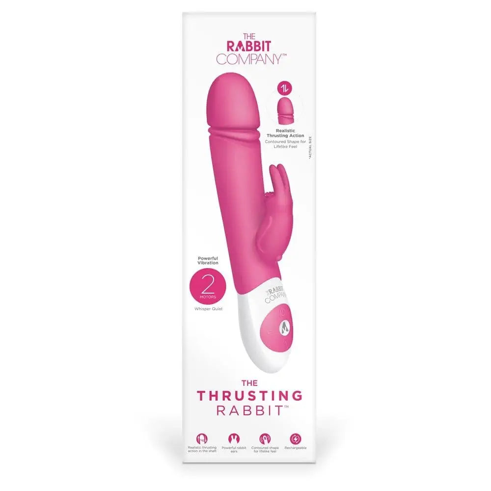 The Rabbit Company Thrusting Hot Pink - Sex Toys - Save 30% - Fast Shipping - Vibrator United Kingdom Stoke-on-trent