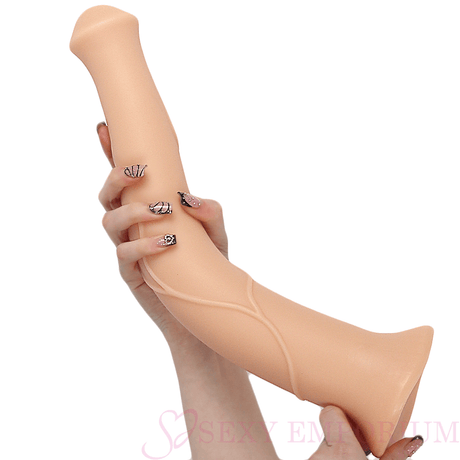 The Raging Stallion 16.5 Inch Horse Dildo White - Save 30% - Biggest