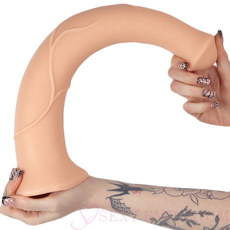 The Raging Stallion 16.5 Inch Horse Dildo White - Save 30% - Biggest