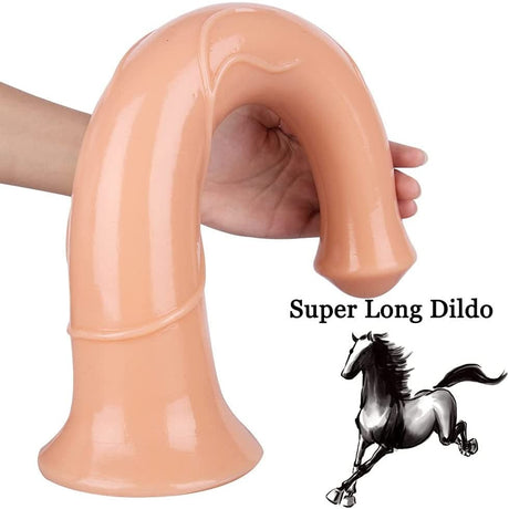 The Raging Stallion 16.5 Inch Horse Dildo White - Save 30% - Biggest