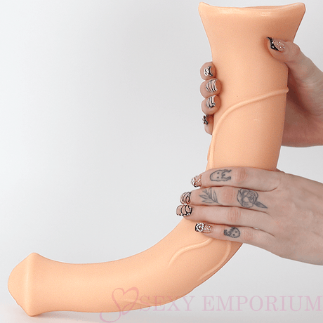 The Raging Stallion 16.5 Inch Horse Dildo White - Save 30% - Biggest