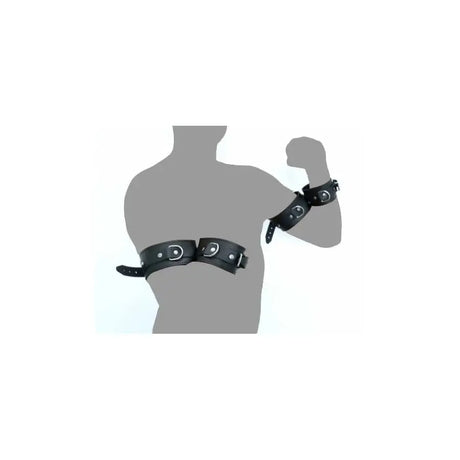 The Red Arm to Forearm Leather Shackles - Save 25% - to - Fast Shipping - Sale United Kingdom Stoke-on-trent
