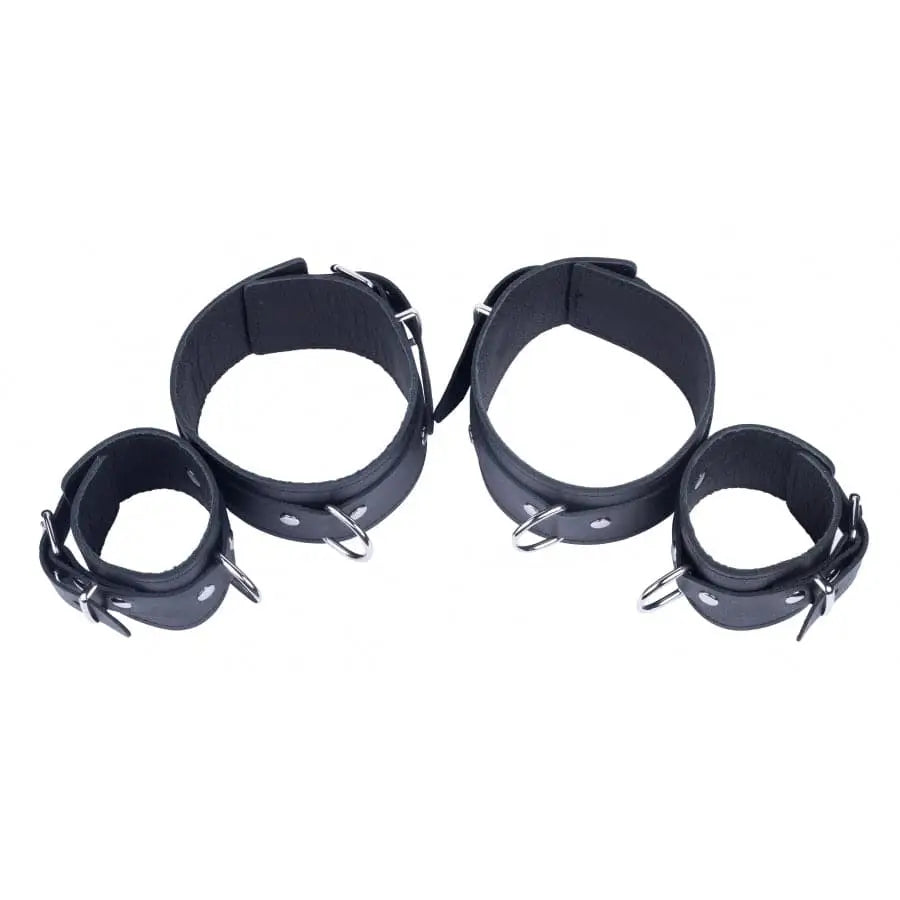 The Red Arm to Forearm Leather Shackles - Save 25% - to - Fast Shipping - Sale United Kingdom Stoke-on-trent