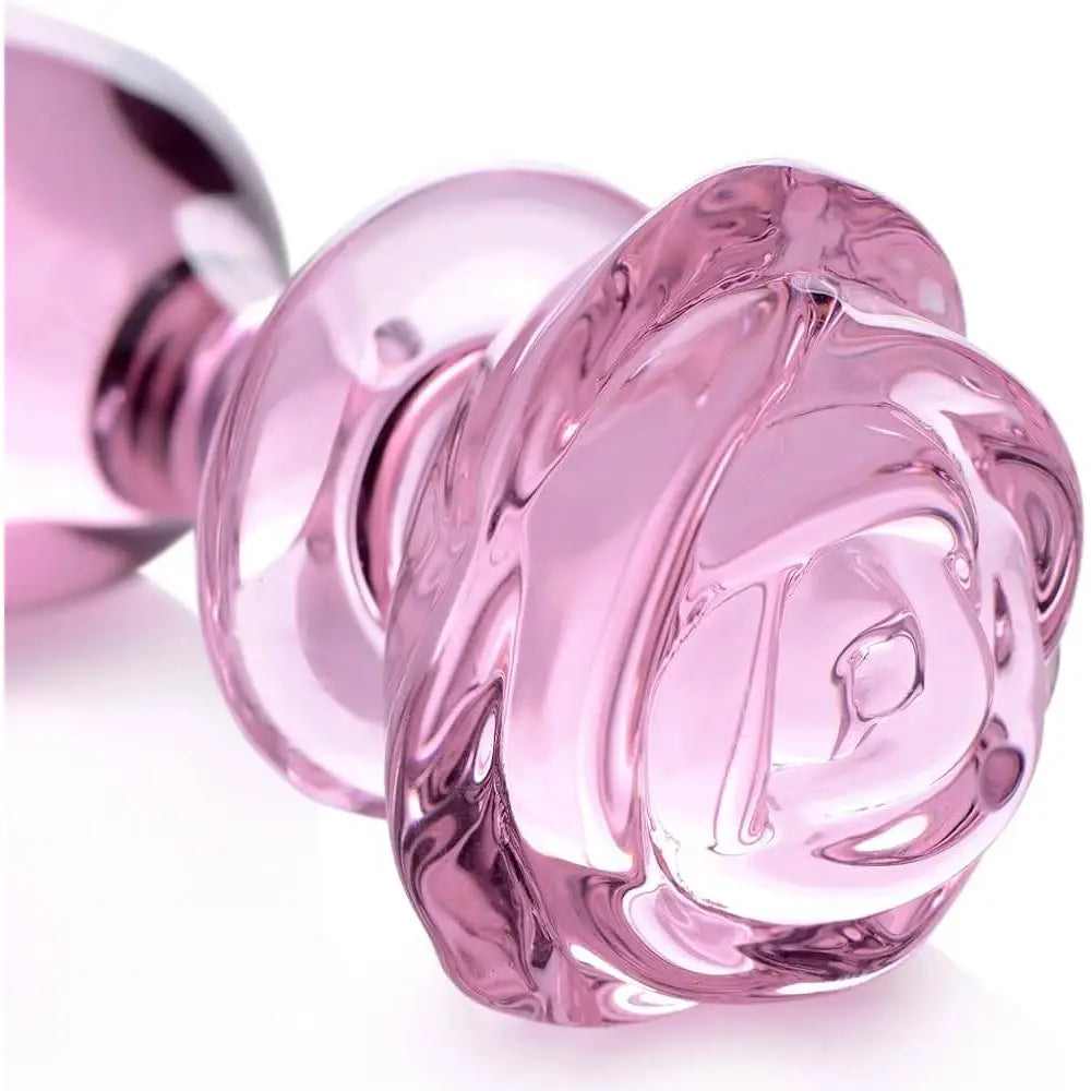 The Rose Glass Dildo Butt Plug - Dildos - Save 25% - Fast Shipping - United Kingdom Stoke-on-trent