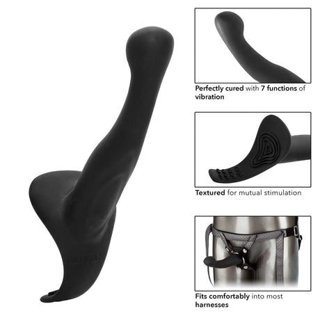 The Royal Vibrating Set Crotchless Strap on Plus Probe - Save 30% - Dildo