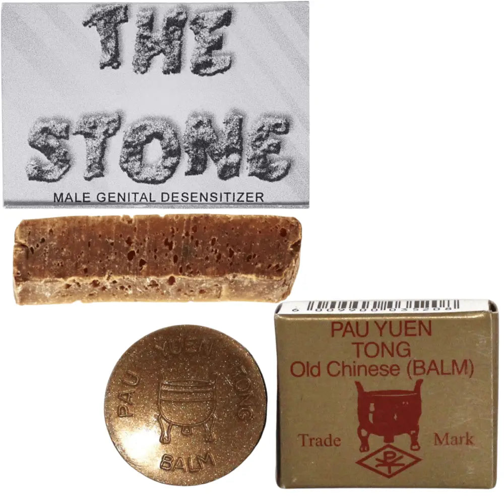 The Stone + Pau Yuen Tong Male Genital Desensitiser - Fast Shipping - Sex Essentials United Kingdom Stoke-on-trent