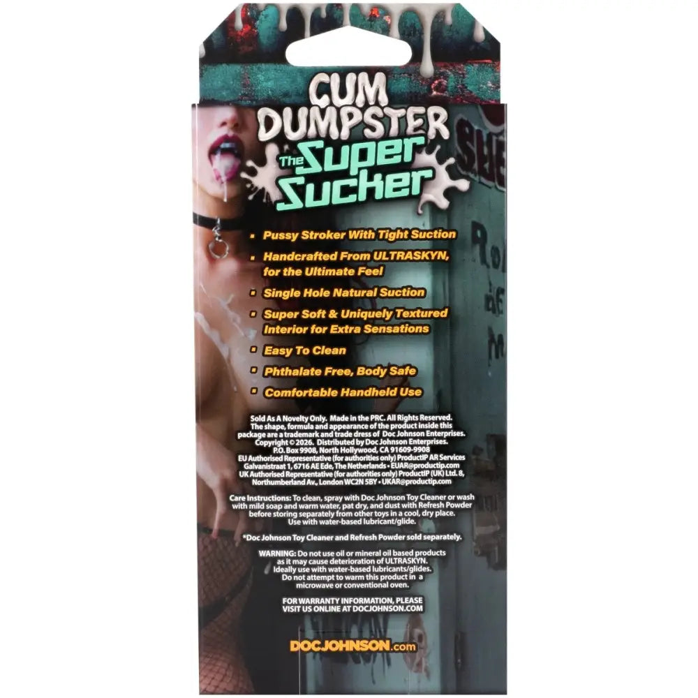 The Super Sucker Cum Dumpster Ultraskyn Masturbator - Save 20% - Sale United Kingdom Stoke-on-trent