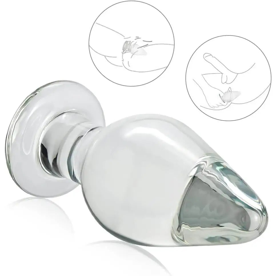 The Ultimate Glass Butt Plug - Sex Toy - Save 20% - Fast Shipping - Anal Dildos United Kingdom Stoke-on-trent