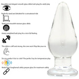 The Ultimate Glass Butt Plug - Sex Toy - Save 20% - Fast Shipping - Anal Dildos United Kingdom Stoke-on-trent