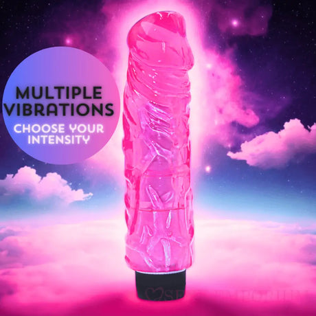 Thick 8 Inch Powerful Multi-speed Vibrator Pink - Save 25% - Multi-speed - Fast Shipping - United Kingdom Stoke-on-trent