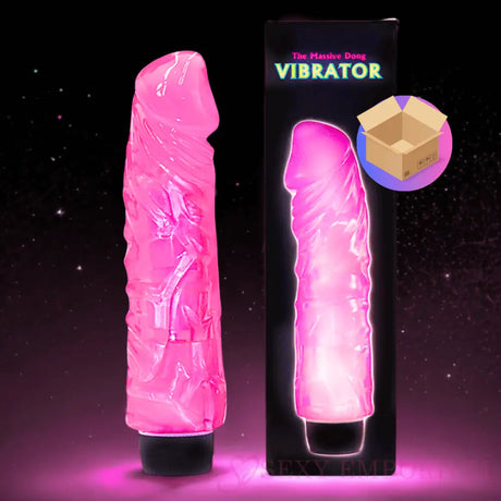 Thick 8 Inch Powerful Multi-speed Vibrator Pink - Save 25% - Multi-speed - Fast Shipping - United Kingdom Stoke-on-trent