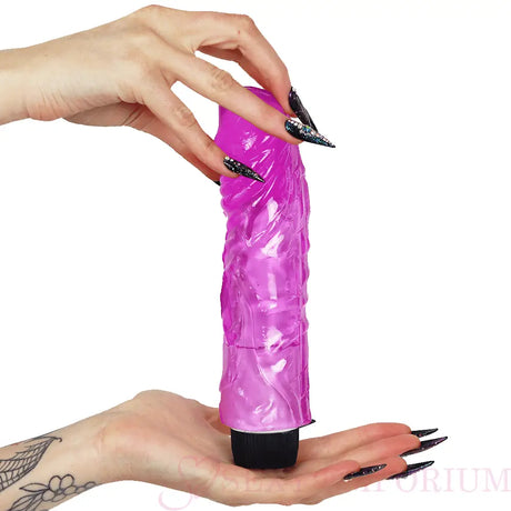 Thick 8 Inch Powerful Multi-speed Vibrator Purple - Save 25% - Multi-speed - Fast Shipping - United Kingdom Stoke-on-trent