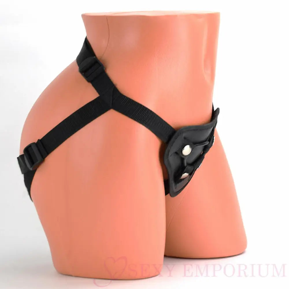 Thick Cerberus Dildo and Strap-on Harness in Black - Save 15% - Strap-on - Fast - Sale United Kingdom Stoke-on-trent