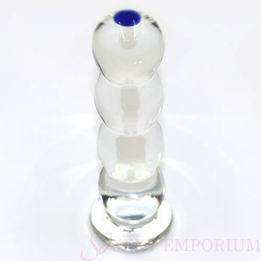 Thick Ribbed Bubble Glass Anal Dildo - Dildos - Save 25% - Fast Shipping - United Kingdom Stoke-on-trent