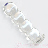 Thick Ribbed Bubble Glass Anal Dildo - Dildos - Save 25% - Fast Shipping - United Kingdom Stoke-on-trent