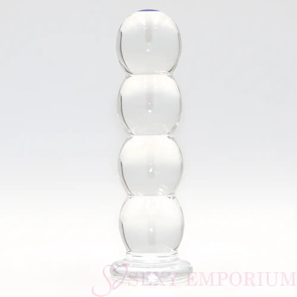 Thick Ribbed Bubble Glass Anal Dildo - Dildos - Save 25% - Fast Shipping - United Kingdom Stoke-on-trent