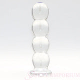 Thick Ribbed Bubble Glass Anal Dildo - Dildos - Save 25% - Fast Shipping - United Kingdom Stoke-on-trent