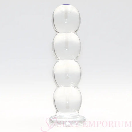 Thick Ribbed Bubble Glass Anal Dildo - Dildos - Save 25% - Fast Shipping - United Kingdom Stoke-on-trent