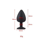 Toosh Black Silicone Butt Plug Large - Save 10% - Sale United Kingdom Stoke-on-trent