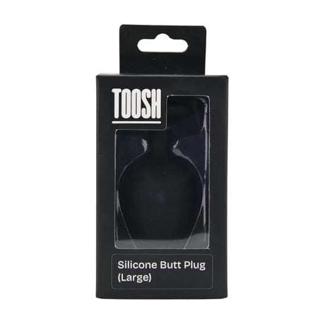 Toosh Black Silicone Butt Plug Large - Save 10% - Sale United Kingdom Stoke-on-trent