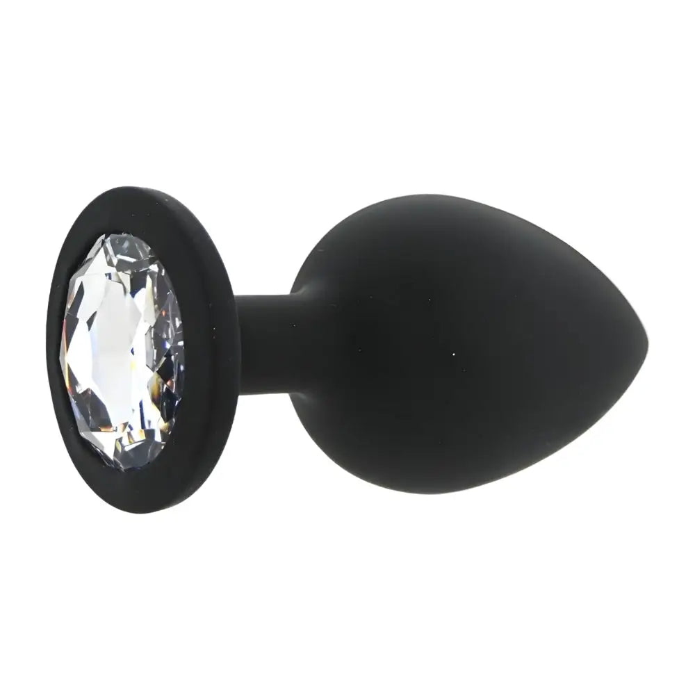 Toosh Black Silicone Butt Plug Large - Save 10% - Sale United Kingdom Stoke-on-trent