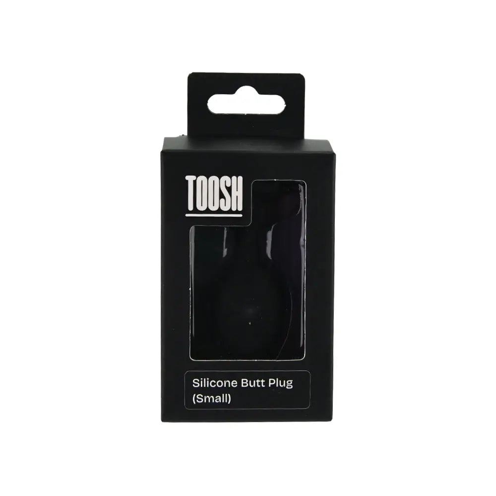 Toosh Black Silicone Butt Plug Small - Save 15% - Sale United Kingdom Stoke-on-trent