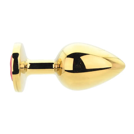 Toosh Gold Metal Butt Plug Large Red Stone - Save 10% - Sale United Kingdom Stoke-on-trent