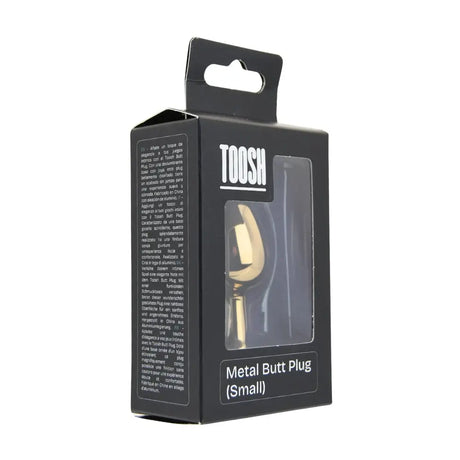 Toosh Gold Metal Butt Plug Small Pink Stone - Save 10% - Sale United Kingdom Stoke-on-trent