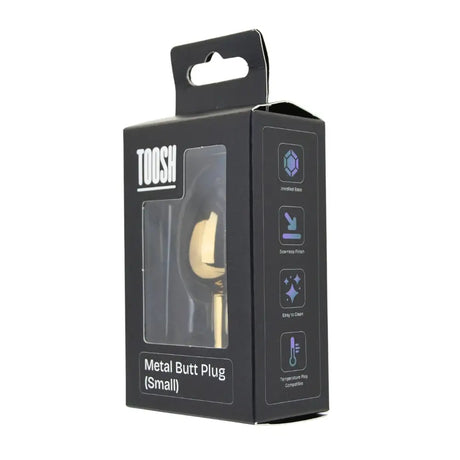 Toosh Gold Metal Butt Plug Small Red Stone - Save 10% - Sale United Kingdom Stoke-on-trent