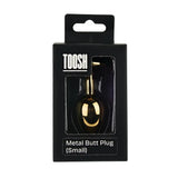 Toosh Heart Shaped Gold Butt Plug with Red Stone Small - Save 10% - Anal Dildos United Kingdom Stoke-on-trent