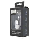 Toosh Heart Shaped Silver Butt Plug with Red Stone Large - Save 10% - Anal Dilators United Kingdom Stoke-on-trent