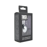 Toosh Heart Shaped Silver with Red Stone Medium - Save 10% - Anal Dildos United Kingdom Stoke-on-trent
