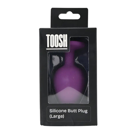 Toosh Purple Silicone Butt Plug Large - Save 10% - Sale United Kingdom Stoke-on-trent