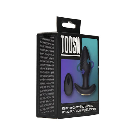 Toosh Remote Controlled Silicone Rotating & Vibrating Butt Plug Fast Anal Vibrators United Kingdom Stoke on Trent