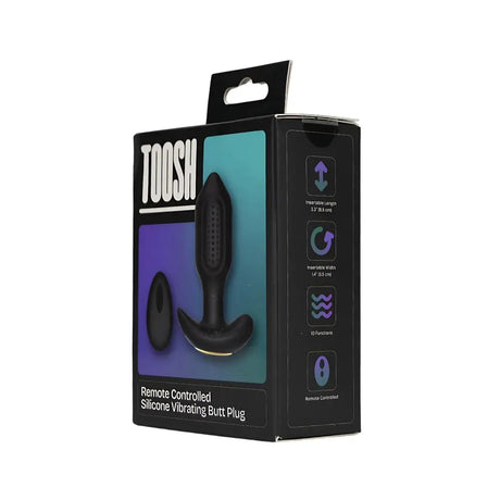 Toosh Remote Controlled Silicone Rotating & Vibrating Butt Plug Fast Anal Vibrators United Kingdom Stoke on Trent