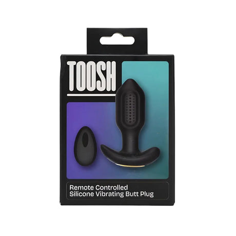 Toosh Remote Controlled Silicone Vibrating Butt Plug Fast Shipping Anal Vibrators United Kingdom Stoke on Trent