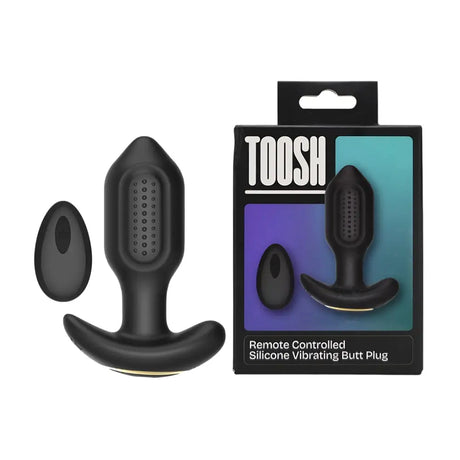 Toosh Remote Controlled Silicone Vibrating Butt Plug Fast Shipping Anal Vibrators United Kingdom Stoke on Trent
