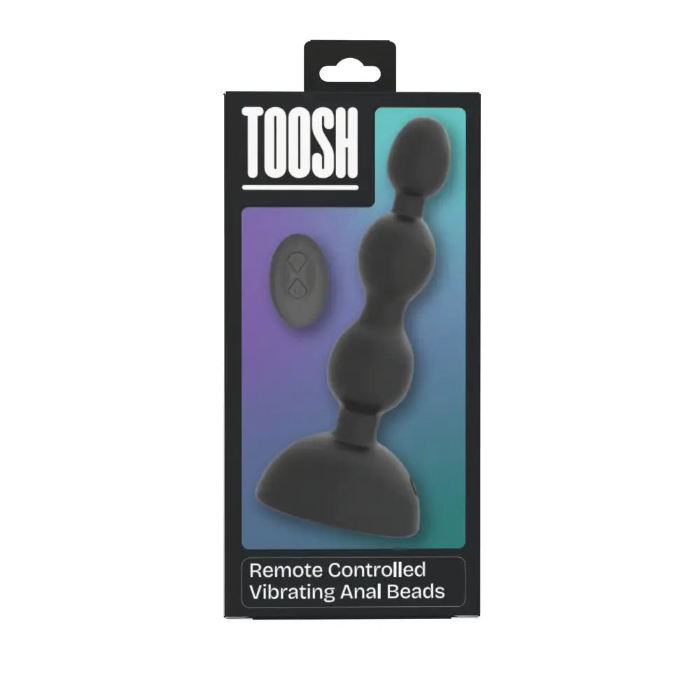 Toosh Remote Controlled Vibrating Anal Beads - Save 15% - Dildos United Kingdom Stoke-on-trent