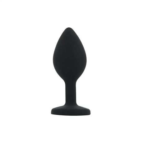 Toosh Silicone Butt Plug Black Set of 3 Clear Stone - Save 5% - Anal Dildos United Kingdom Stoke-on-trent