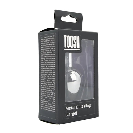 Toosh Silver Metal Butt Plug Large Pink Stone - Save 10% - Sale United Kingdom Stoke-on-trent
