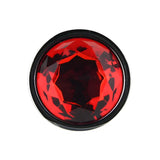 Toosh Silver Metal Butt Plug Large Red Stone - Save 10% - Sale United Kingdom Stoke-on-trent